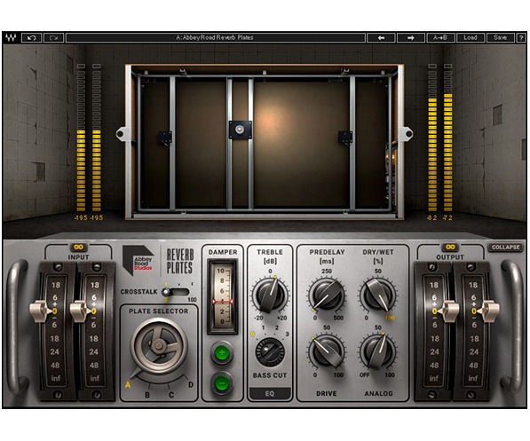 佩斯音频最新使用教程中英文翻译对比Waves Abbey Road Reverb Plates板式混响