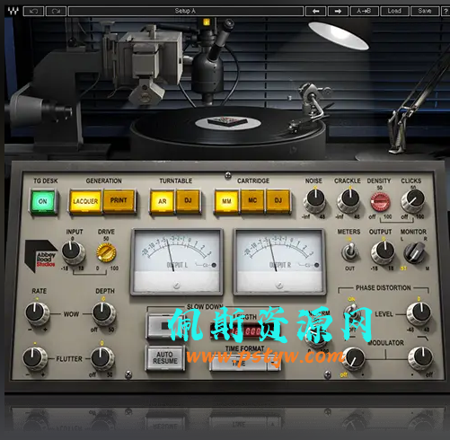 佩斯音频最新教程中英文翻译对比Waves Abbey Road Vinyl插件使用教程(模拟黑胶唱机效果器)