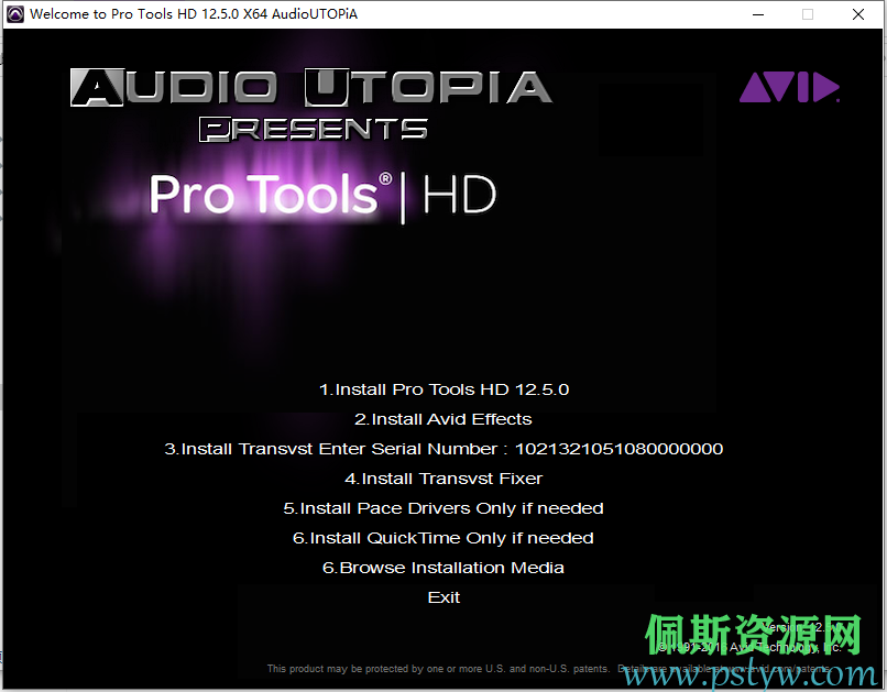 【视频教你】安装Pro Tools 12.5 64位 Win 版和需要的软件插图