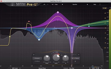 如何使用肥波Q3实现自动动态EQ控制人声 FabFilter Pro-Q 3 均衡效果器插件肥波EQ均衡器