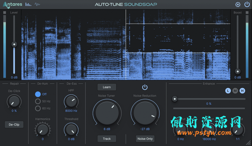 Antares 发布 Antares – Auto-Tune SoundSoap v6.0.0  精确的校正消除了不必要的噪音音频修复插件原始的声音 VST3, AAX x64