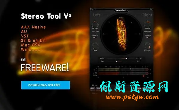 FLUX StereoTool v3 v21.12.0.50123完整的立体成像和分析工具 VST AU AAX插图1