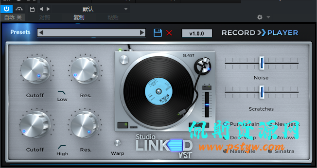 模拟唱片机效果器－StudioLinked.Record.Player.v1.0.RETAiL.WiN.OSX-DECiBEL内涵激活码