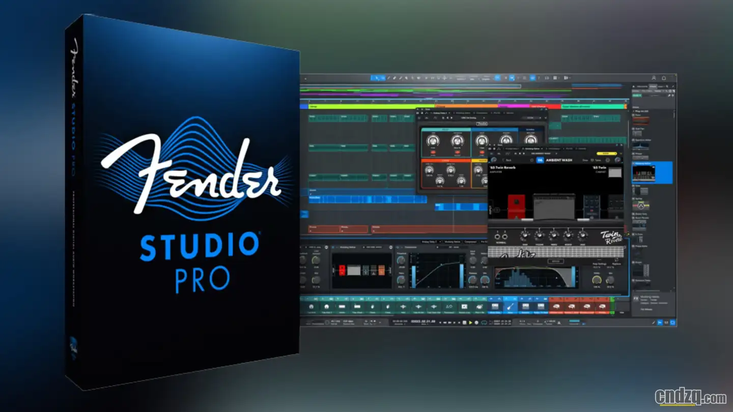 Fender发布 Studio Pro 8 最新宿主机架R2R破解版