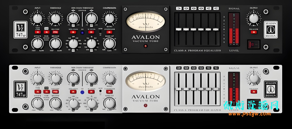 Kazrog Avalon VT-747SP v1.0.0 [WIN macOS]-FLARE非常适合信号调节、立体声总线压缩和EQ、立体声键盘和母版应用VST3,AAX,WIN64